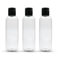00ml Clear Empty PET/Plastic Round Bottles |Pack of 03